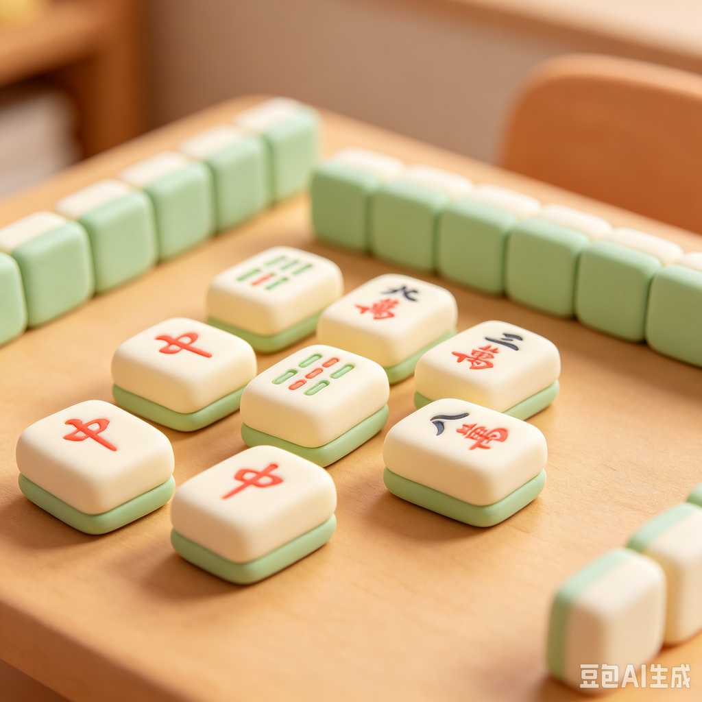 smooth surface mahjong tiles