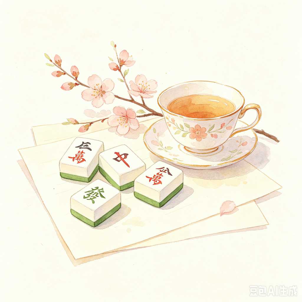 animal pattern mahjong tiles