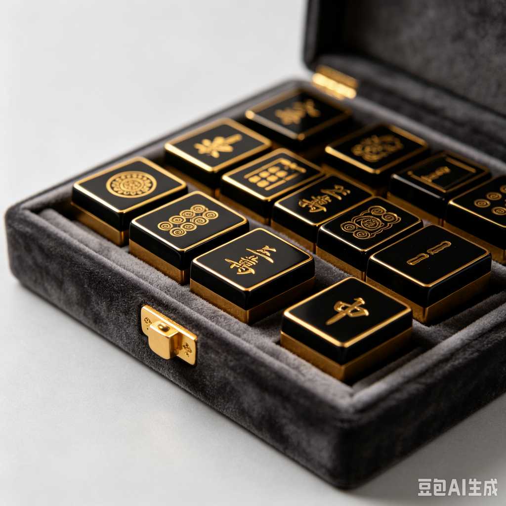 chinese mahjong accessory set